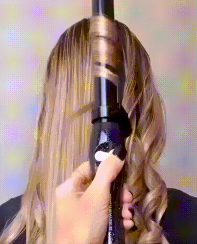 automatische krultang, roterende krultang, golven, krullen, steil haar, volumineuze krullen, roterende krultang, krultang